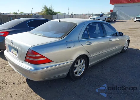 2000 Mercedes-Benz S 430 из США, поврежденный, VIN WDBNG70J9YA056395